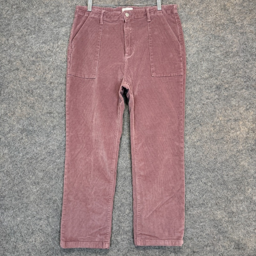 Driftwood High Rise Corduroy Baker‎ Pants Womens 30 Straight Patch Pockets